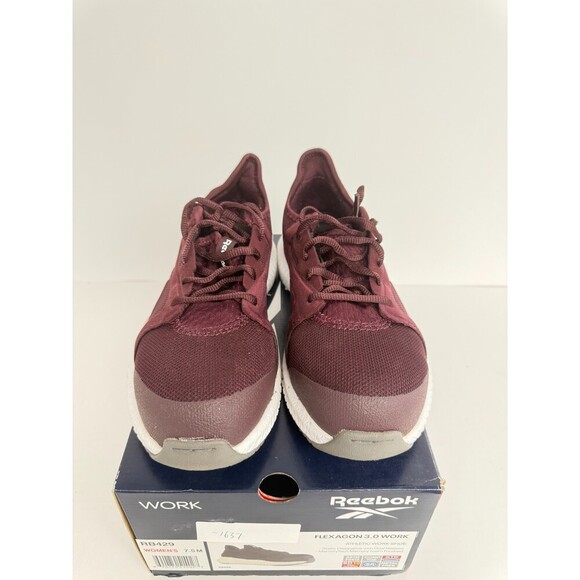-1637 Reebok Flexagon 3.0 Work, Burgundy-US 7.5 Womens - Picture 3 of 5